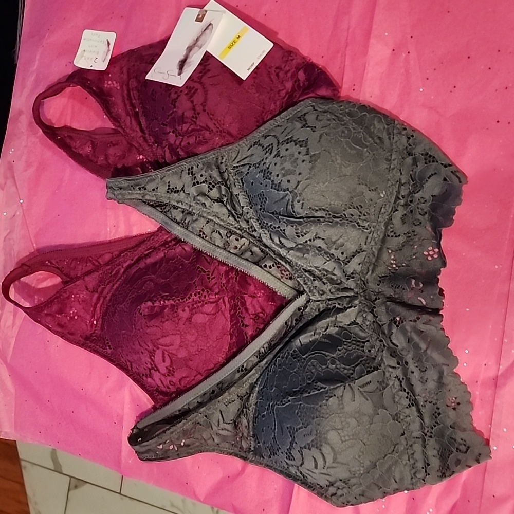 Two Jessica Simpson Bralettes